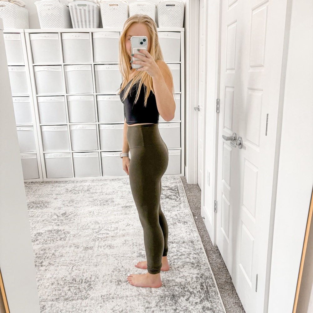 Lululemon Align Pant II Leggings Dark Olive - Picture 3 of 11